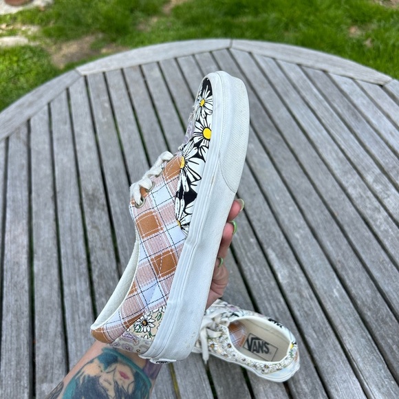 Vans MEADOW PATCHWORK ERA SHOES Size woman’s 5.0‎ floral checkers spring summer - Picture 4 of 12